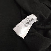 gungendo ヴィンテージコットンプルオーバー 深山嫁菜 定価13200円 半袖Ｔシャツ カットソー 24SS ブラック レディース 群言堂【中古】5-0815S♪