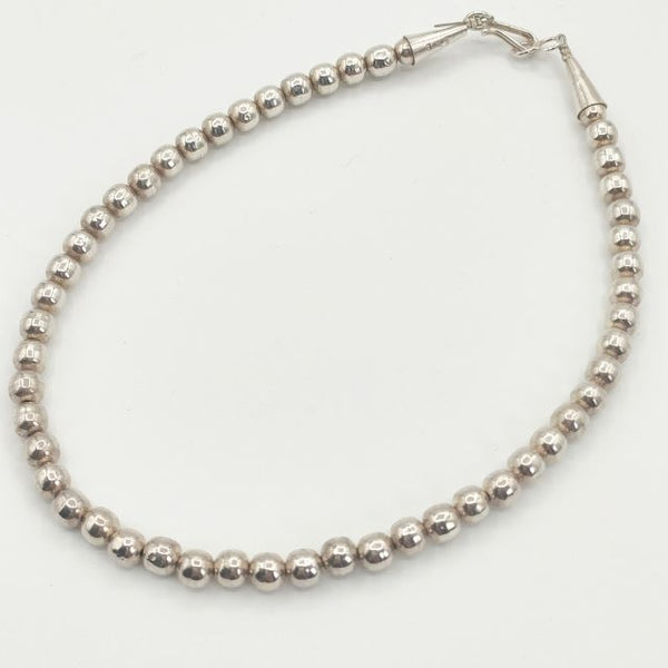 ERICKA NICOLAS BEGAY エリッカニコラスビゲイ シャイニーシルバーネックレス 5mm/40cm シルバー925 ネックレス シルバー レディース【中古】5-1012G∞