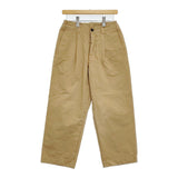 veritecoeur ストレートタックパンツ サイズ1 定価30800円 ST-155 パンツ 24SS ベージュ レディース ヴェリテクール【中古】5-0815G♪
