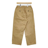 veritecoeur ストレートタックパンツ サイズ1 定価30800円 ST-155 パンツ 24SS ベージュ レディース ヴェリテクール【中古】5-0815G♪