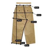 veritecoeur ストレートタックパンツ サイズ1 定価30800円 ST-155 パンツ 24SS ベージュ レディース ヴェリテクール【中古】5-0815G♪