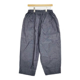 tumugu 6.3ozデニムダンガリー フル丈パンツ TB25207 定価21780円 イージーワイド デニムパンツ 25SS ネイビー レディース ツムグ【中古】5-0815M♪