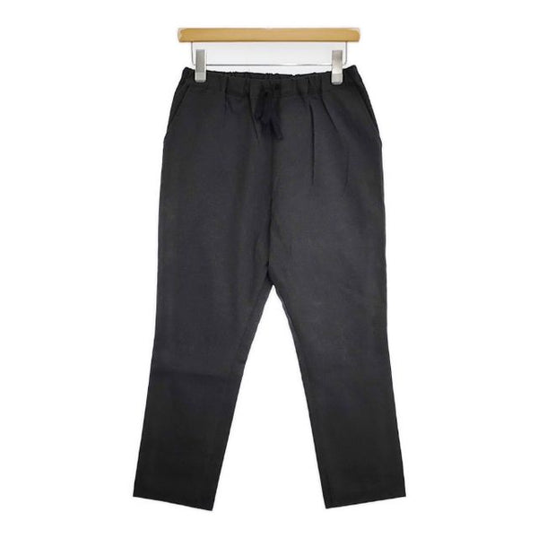 TRAVAIL MANUEL T/Cツイルペグパンツ 511001 イージー パンツ チャコールグレー レディース トラバイユマニュアル【中古】5-1126G∞