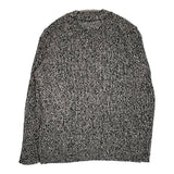 BEATRICE コットンシルク ミックス セーター ニット ブラック ホワイト レディース ベアトリス【中古】5-0819M♪