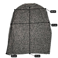 BEATRICE コットンシルク ミックス セーター ニット ブラック ホワイト レディース ベアトリス【中古】5-0819M♪