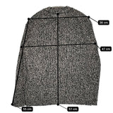 BEATRICE コットンシルク ミックス セーター ニット ブラック ホワイト レディース ベアトリス【中古】5-0819M♪
