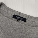 Brahmin ニットソー プルオーバーニットブラウス カットソー グレー レディース ブラーミン【中古】5-1126M∞