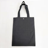 MHL. ロゴ コットンキャンバストート ノベルティ トートバッグ ブラック レディース エムエイチエル【中古】5-1122G∞