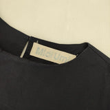 Midi-umi コットン シャツワンピ ワンピース ネイビー レディース ミディウミ【中古】5-1215M∞