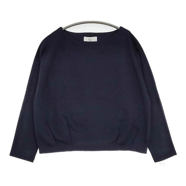 Harriss コットンポリエステル プルオーバー ドルマンスリーブ カットソー ネイビー レディース ハリス【中古】5-1126M∞