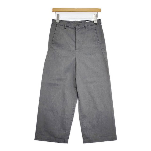 Harriss ストレート ワイド パンツ グレー レディース ハリス【中古】5-1126G∞