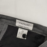 Harriss ストレート ワイド パンツ グレー レディース ハリス【中古】5-1126G∞