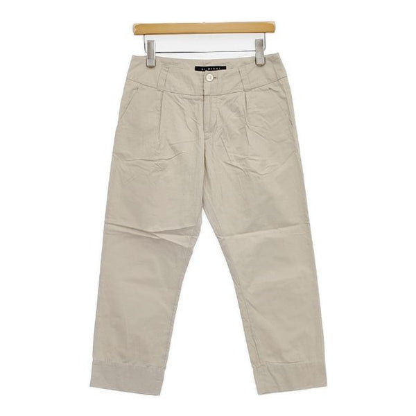 SI-HIRAI コットンリネン パンツ ベージュ レディース スーヒライ【中古】5-1016G∞