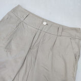 SI-HIRAI コットンリネン パンツ ベージュ レディース スーヒライ【中古】5-1016G∞