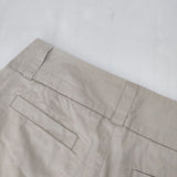 SI-HIRAI コットンリネン パンツ ベージュ レディース スーヒライ【中古】5-1016G∞