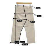 SI-HIRAI コットンリネン パンツ ベージュ レディース スーヒライ【中古】5-1016G∞