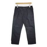 SI-HIRAI コットンリネン パンツ ネイビー レディース スーヒライ【中古】5-1016G∞