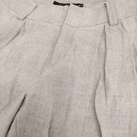 SI-HIRAI CHW-2525 サイズ36 リネン パンツ ベージュ レディース スーヒライ【中古】5-0819M♪