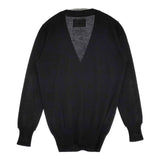 Harriss コットン ニット カーディガン ブラック レディース ハリス【中古】5-1016M∞