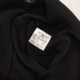 Harriss コットン ニット カーディガン ブラック レディース ハリス【中古】5-1016M∞