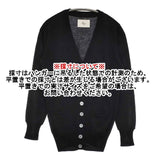 Harriss コットン ニット カーディガン ブラック レディース ハリス【中古】5-1016M∞