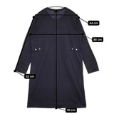 HARRISS GRACE スナップロングカーディガン 定価20900円 GK201-11201 カーディガン ネイビー レディース ハリスグレース【中古】5-1016M∞