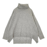 GALLARDAGALANTE GG15R0055330200 タートルネック シルク混 セーター ニット グレー レディース ガリャルダガランテ【中古】5-1007T△