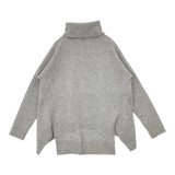 GALLARDAGALANTE GG15R0055330200 タートルネック シルク混 セーター ニット グレー レディース ガリャルダガランテ【中古】5-1007T△