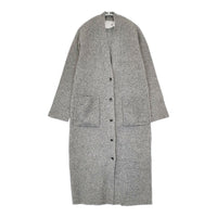 C+ K91529-3631 ロングカーディガン サイズ38 ウール カーディガン グレー レディース シー【中古】5-1007T△
