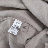 nest Robe 01192-1238 製品染め リネンキャンバス2WAY ベスト ベージュ レディース ネストローブ【中古】5-1016M∞