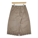 Pual ce cin カットワーク インナーパンツ ぺチ パンツ グレー レディース ピュアルセシン【中古】5-1016G∞