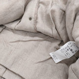 nest Robe ウールボアノーカラージャケット 01223-1035 ノーカラージャケット ベージュ レディース ネストローブ【中古】5-1108T♪