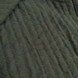 nest Robe シェットランドウールフード付きコート 01193-1184 定価58300円 リバーシブル コート カーキ レディース ネストローブ【中古】5-1108A♪