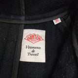 Danton ウールモッサ フード付き サイズ36 コート ネイビー レディース ダントン【中古】5-1115A♪