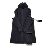 Danton ウールモッサ フード付き サイズ36 コート ネイビー レディース ダントン【中古】5-1115A♪