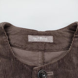 nest Robe コーデュロイ 01203-1006 ブルゾン ノーカラージャケット ブラウン レディース ネストローブ【中古】5-1206T♪