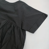 Ray Beams バッグリボンギャザーワンピース 定価13000円 ワンピース ブラック レディース レイビームス【中古】5-0819S♪