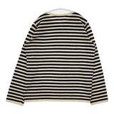nest Robe 01202-1085-2 ボーダー 長袖 ウール混 セーター ニット ネイビー アイボリー レディース ネストローブ【中古】5-1007T△