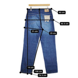 Bisque by nest Robe 03142-3266 コットンジーンズ インディゴ デニムパンツ ブルー レディース ビスク バイ ネストローブ【中古】5-1126G∞