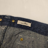 nest Robe 01125-1139 リネンジーンズ インディゴ デニムパンツ ブルー レディース ネストローブ【中古】5-1126G∞