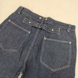 nest Robe 01125-1139 リネンジーンズ インディゴ デニムパンツ ブルー レディース ネストローブ【中古】5-1126G∞