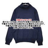 nest Robe コットンカシミヤ タートルネック 01143-1146 セーター ニット ネイビー レディース ネストローブ【中古】5-1007T△