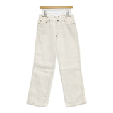 nest Robe リネンデニム 01125-1139 ジーンズ デニムパンツ オフホワイト レディース ネストローブ【中古】5-1215G∞