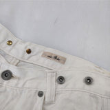 nest Robe リネンデニム 01125-1139 ジーンズ デニムパンツ オフホワイト レディース ネストローブ【中古】5-1215G∞