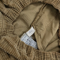 nest Robe 01183-2008 5Wソフトコールイージーキュロット ワイドパンツ コーデュロイ 定価25300円 キュロット キャメル レディース ネストローブ【中古】5-1007T△