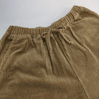 nest Robe 01183-2008 5Wソフトコールイージーキュロット ワイドパンツ コーデュロイ 定価25300円 キュロット キャメル レディース ネストローブ【中古】5-1007T△