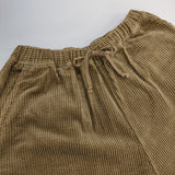 nest Robe 01183-2008 5Wソフトコールイージーキュロット ワイドパンツ コーデュロイ 定価25300円 キュロット キャメル レディース ネストローブ【中古】5-1007T△