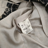 mina perhonen Lili 刺繍 チュール na3576 サイズ36 ワンピース ダークネイビー ベージュ レディース ミナペルホネン【中古】5-0815S♪