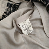 mina perhonen Lili 刺繍 チュール na3576 サイズ36 ワンピース ダークネイビー ベージュ レディース ミナペルホネン【中古】5-0815S♪