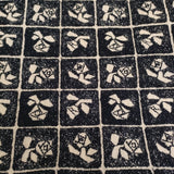 mina perhonen Lili 刺繍 チュール na3576 サイズ36 ワンピース ダークネイビー ベージュ レディース ミナペルホネン【中古】5-0815S♪